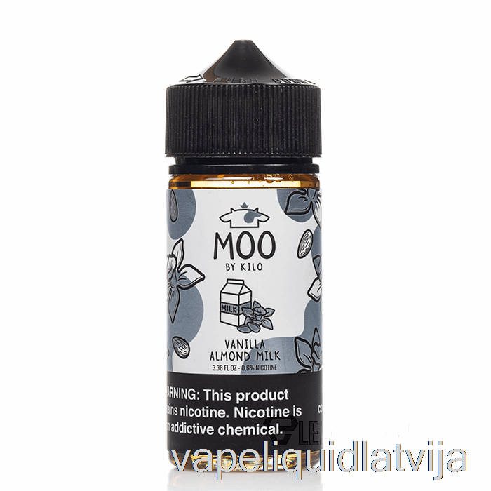 Vaniļas Mandeļu Piens - Moo E-šķidrumi - 100ml 0mg Vape šķidrums